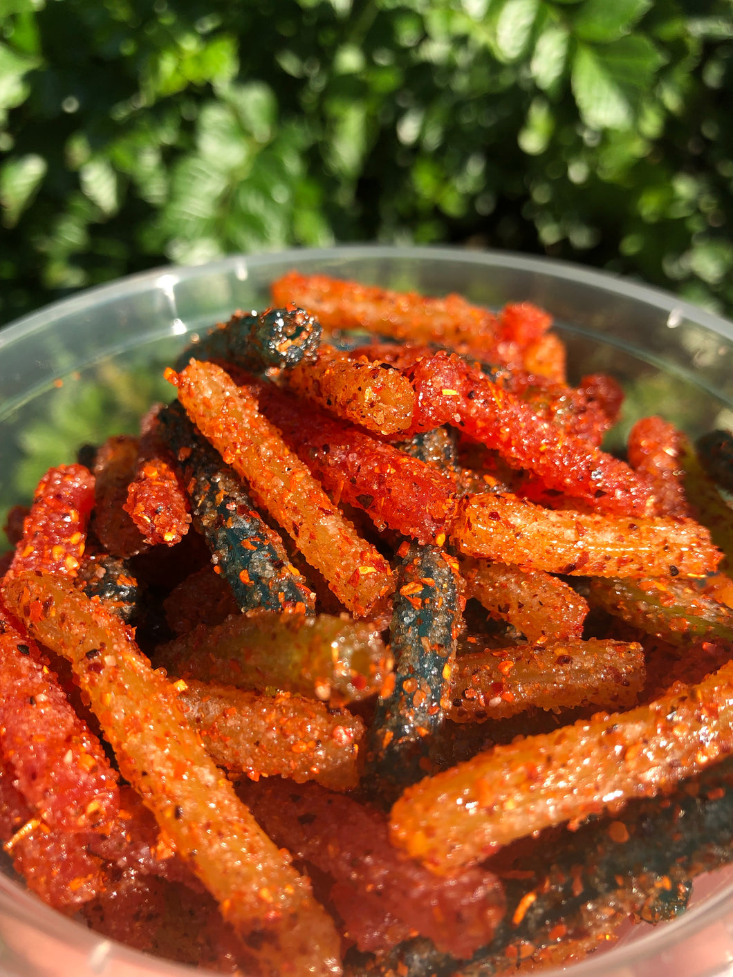 Homemade Chamoy and Tajin Sourpunch Straws Dryset 200gram